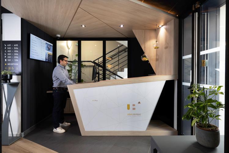 Hôtel Urban Bivouac - réception